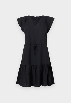 GAP, TIE WAIST MINI - Robe de jour - black