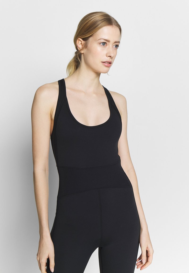 Free People First Place Onesie Gym Suit Black Zalando Co Uk