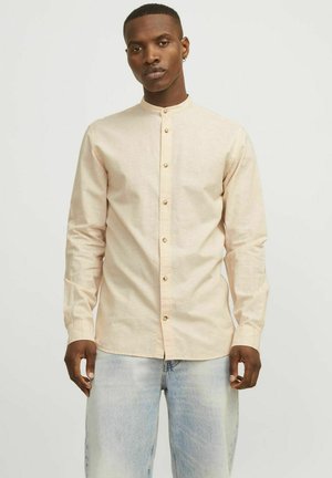 JJESUMMER BAND LINEN MIX SHIRT - Cămașă - apricot ice