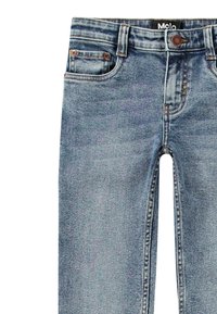 Molo AKSEL PANTS - Traperice ravnih nogavica - worn denim