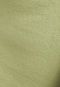 Ljust grönt filt tyg med en mjuk textur, som har en matt yta och små variationer i färgens intensitet.