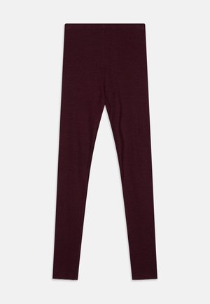 LEG PANTS UNISEX - Legging (type pantalon) - deep mulberry