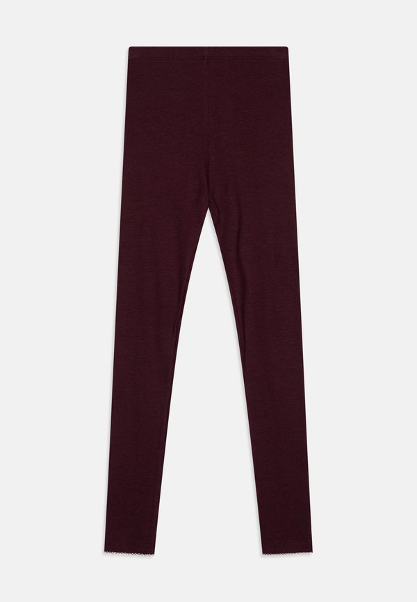 LEG PANTS UNISEX - Leggings - Trousers - deep mulberry