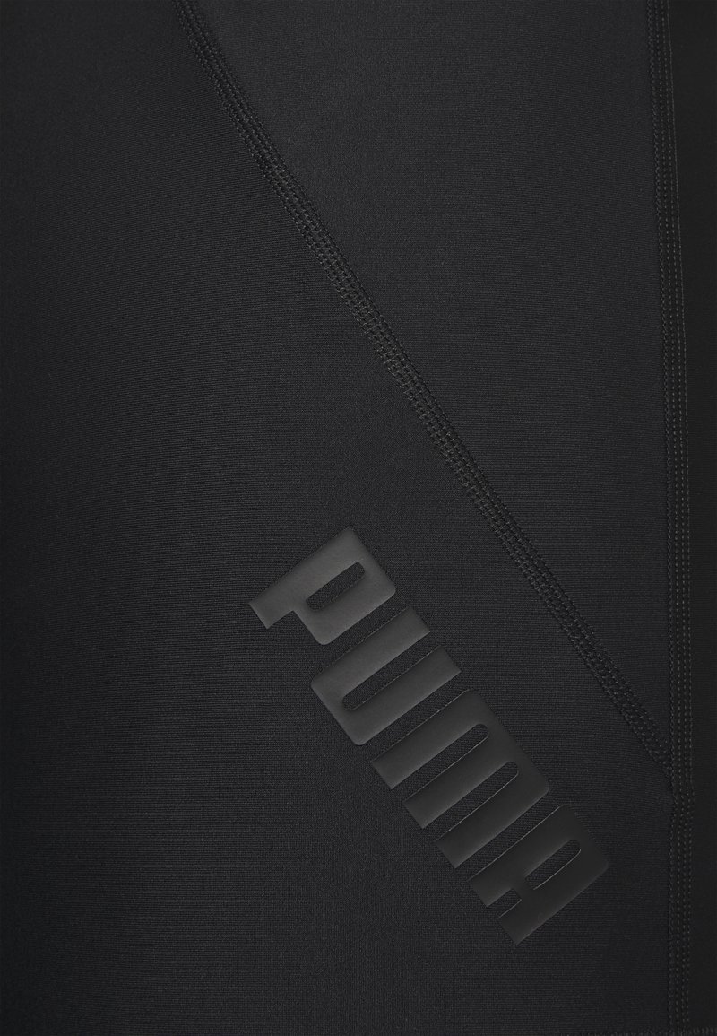 Damen Sportbekleidung | Puma TRAIN LOGO EVERSCULPT SHORT PLUS Tights black/schwarz - TT47619 Damen Sportbekleidung | Puma TRAIN LOGO EVERSCULPT SHORT PLUS Tights black/schwarz - TT47619