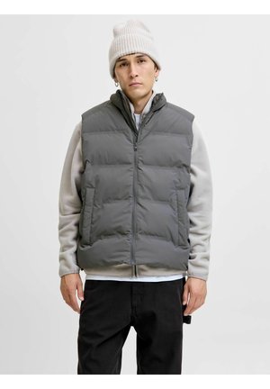 JJESOHO BODYWARMER COLLAR - Vest - castlerock