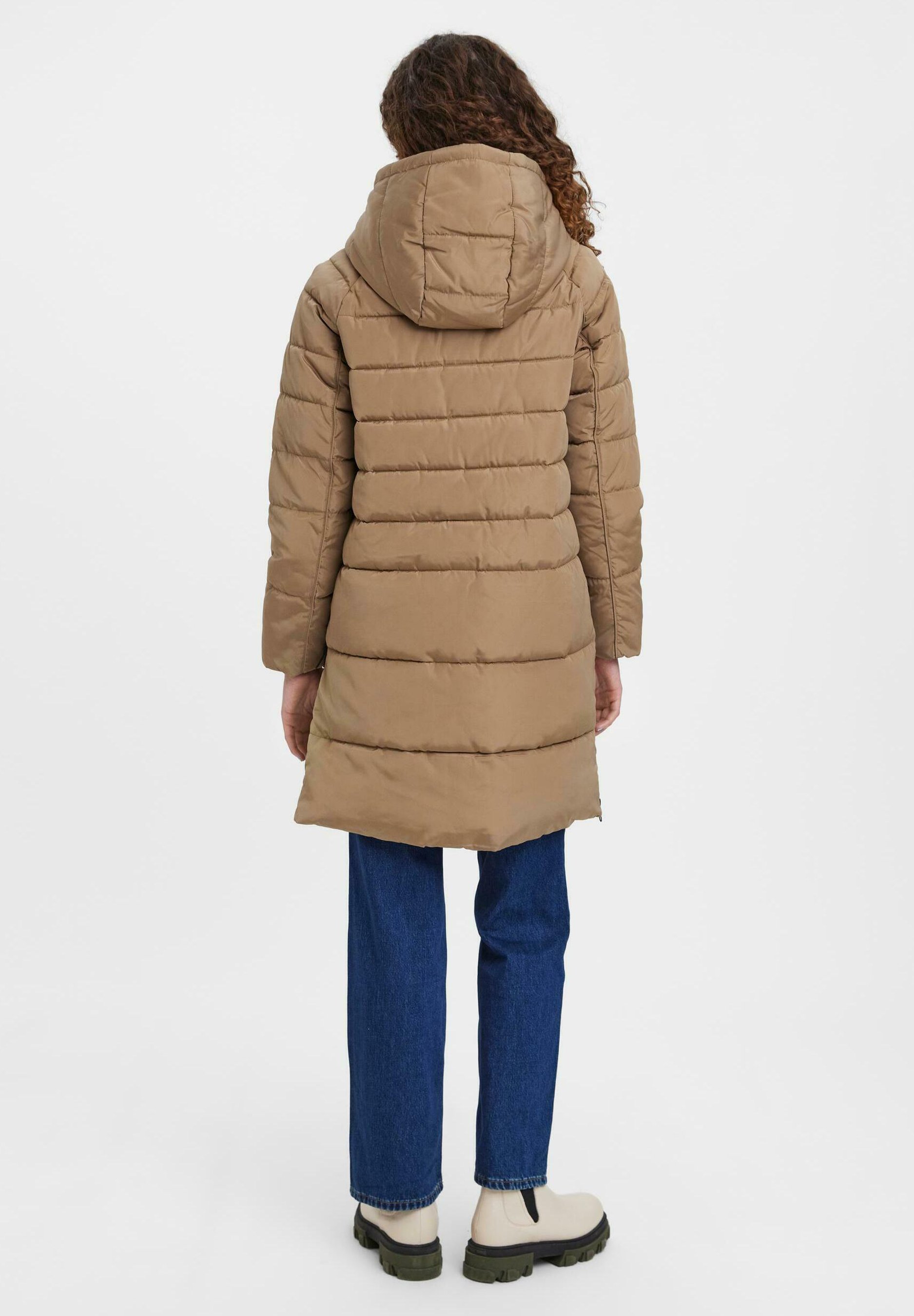 light brown bubble coat
