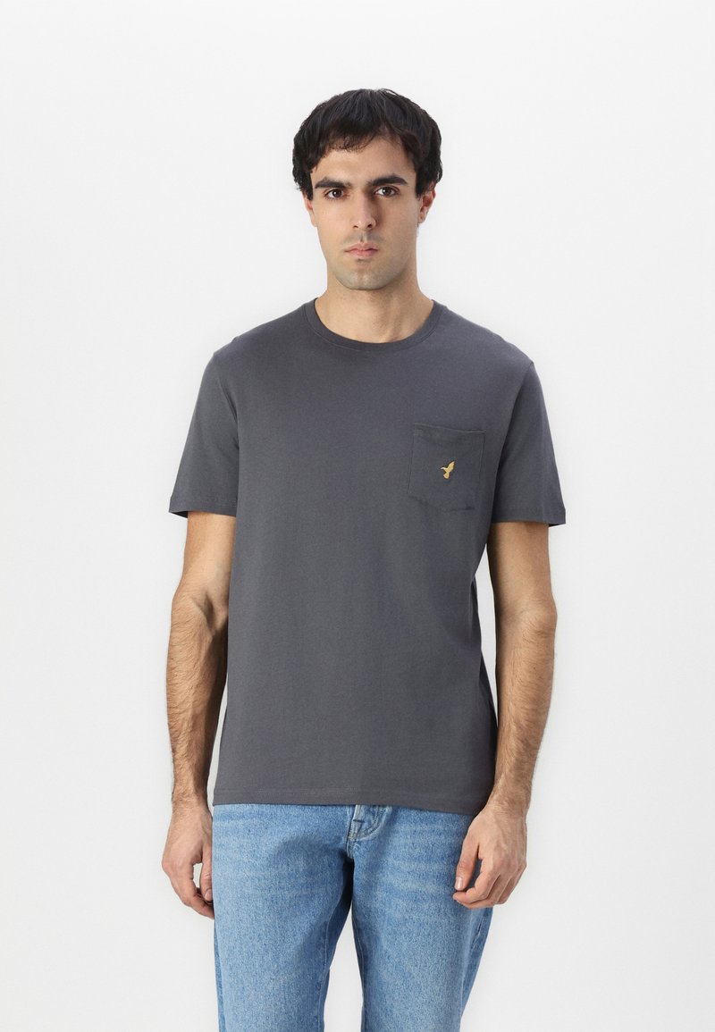 Pier One - Basic T-shirt - dark grey, Enlarge
