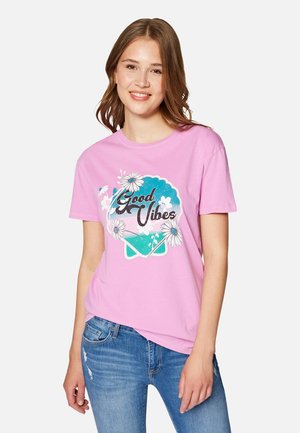 Print T-shirt - pink