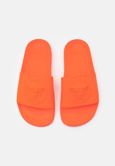 Versace SLIDES UNISEX - Mulas - neon orange