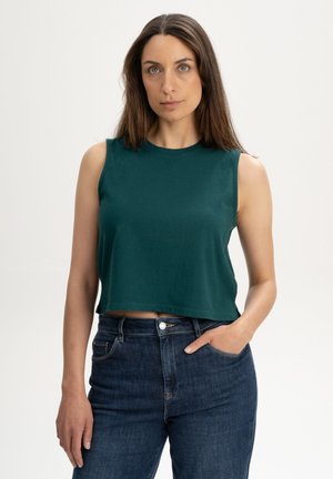 MELA CROPPED TANKTOP STYLE RUSHI - Débardeur - tiefsee