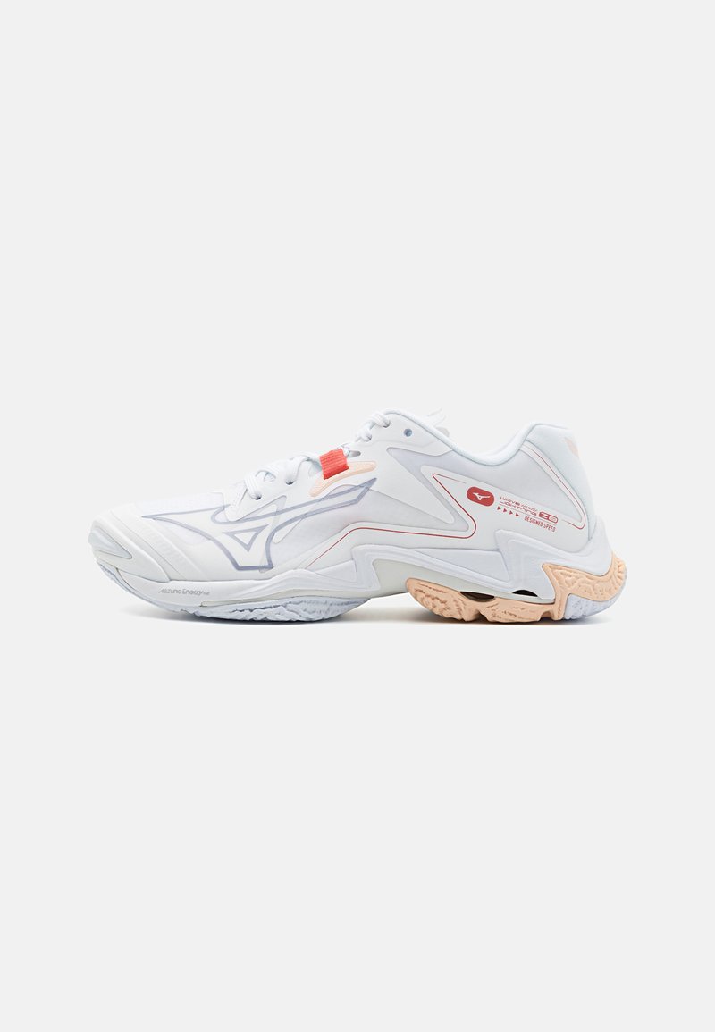 Mizuno WAVE LIGHTNING Z8 - Scarpe da pallavolo - white/aleutian/cloud pink