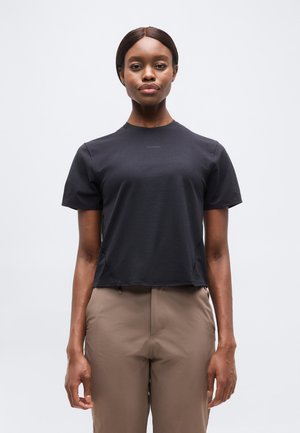 TRACKLINE TEE  - T-shirt basique - deep black