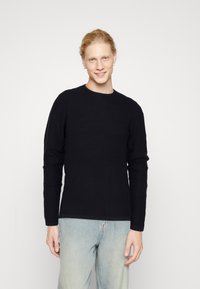 Jack & Jones - JJEGREG CREW NECK - Strikkegenser - navy blazer Miniatyrbilde 1