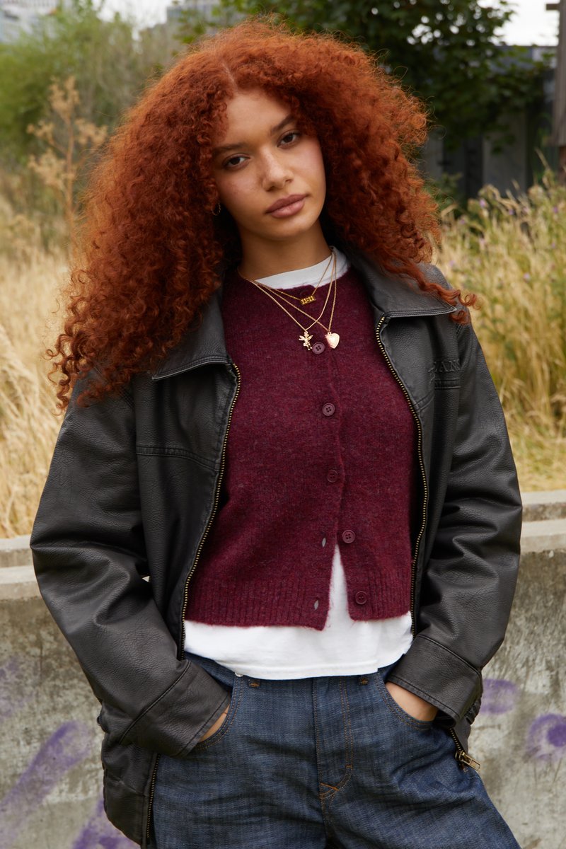 BDG Urban Outfitters BILLIE - Jakna iz umetnega usnja - black