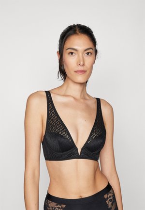 Triangle bra - black