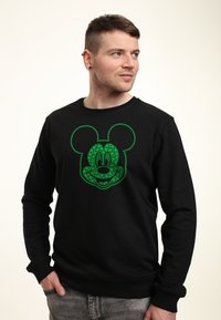 Disney DISNEY CLASSIC MICKEY MICKY SHAMROCKS - Sudadera - black