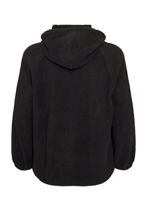 Active by Zizzi, TEDDYJACKE MIT KAPUZE UND REISSVERSCHLUSS - Φλις μπουφάν - schwarz