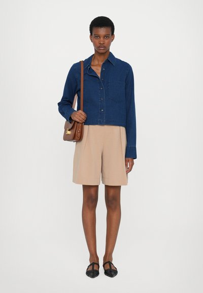 CLOSED CROPPED CLASSIC SHIRT - Overhemdblouse - dark blue