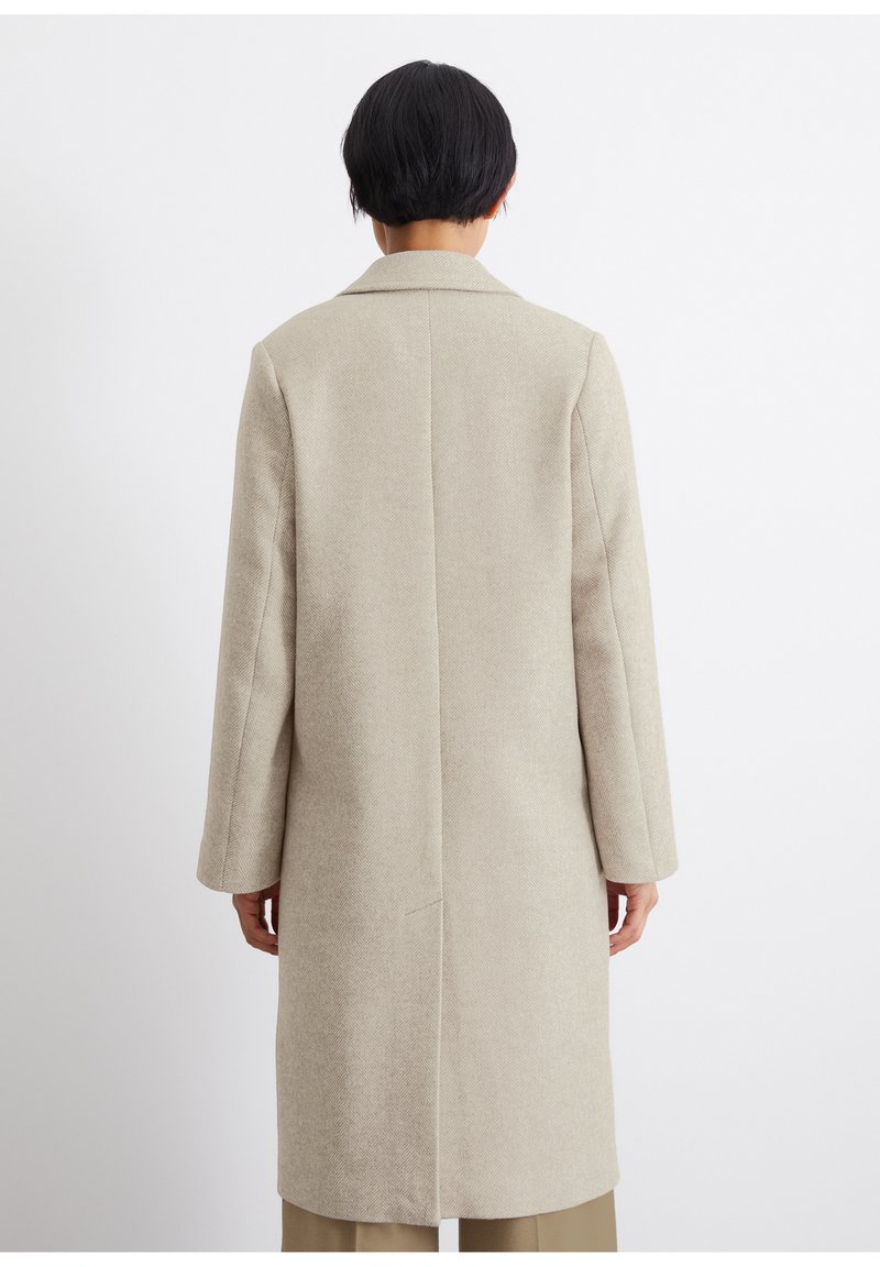 Marc O'Polo Klassischer Mantel herringbone 2/hellgrau