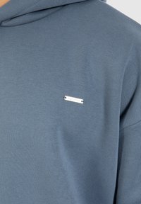 Smilodox DAWSON OVERSIZED HOODIE - Felpa con cappuccio - blau