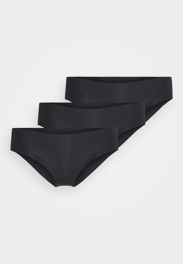 INVISIBLE BRASILIAN 3 PACK  - String - caviar