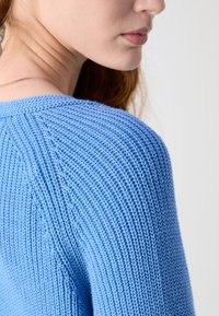 Marc O'Polo LONGSLEEVE V NECK - Pullover - shiny sky