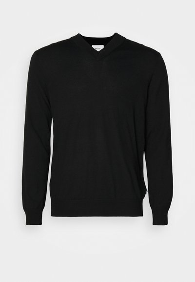 NN.07 SERGIO V NECK - Maglione - black