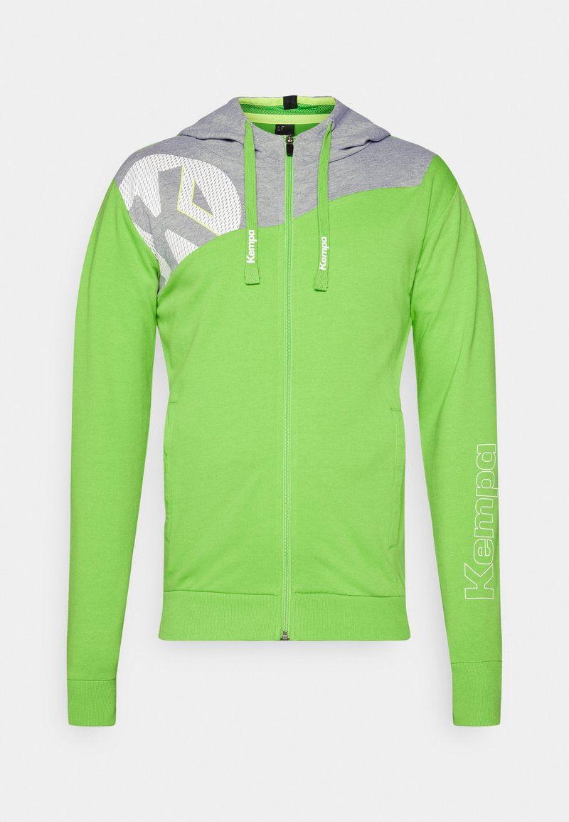 kempa Sweater met rits lichtgroen