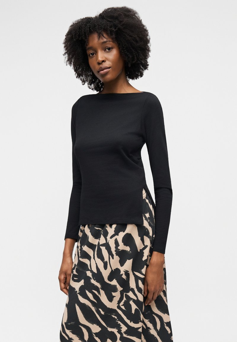 ONLY ONLNOVA LIFE ELITE JAMILLA SKIRT - Jupe longue - black/noir