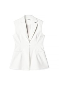 TAILORED HOURGLASS - Waistcoat - white