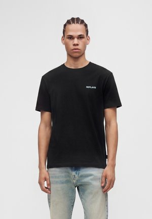 Replay, T-shirt basic - black