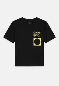 Calvin Klein Jeans CITY SCENE - Marškinėliai su spaudiniu - black