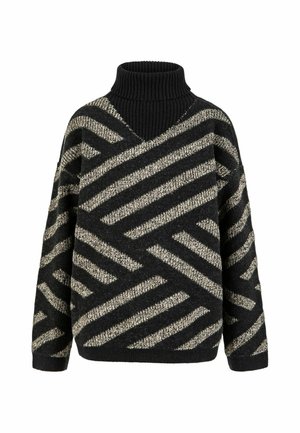 Coster Copenhagen, KNIT - Пуловер - black sand stripe