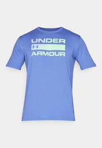 TEAM ISSUE WORDMARK - T-shirt de sport - starlight/matrix green/celeste