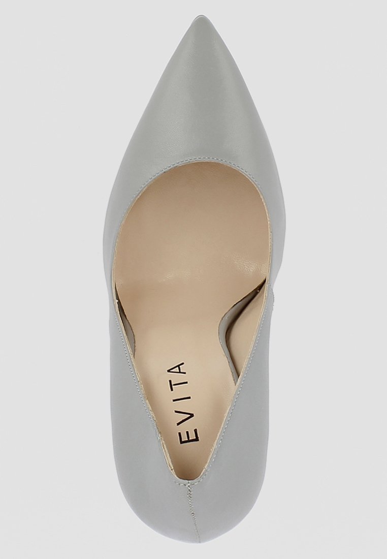 Escarpins Talons Hauts Evita - Taille 36 - Noir Et Crème - Talon 7,5 Cm - Occasion Très Bon état
