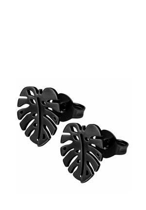 Wildcat, MONSTERA EARSTUDS PAIR - Earrings - wasserfest hochglanzpoliert