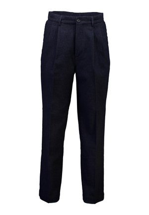 WIDE - Trousers - dk blue mel