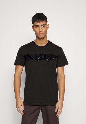 SHINY INSTITUTIONAL BLOCKING TEE UNISEX - T-shirt con stampa - black