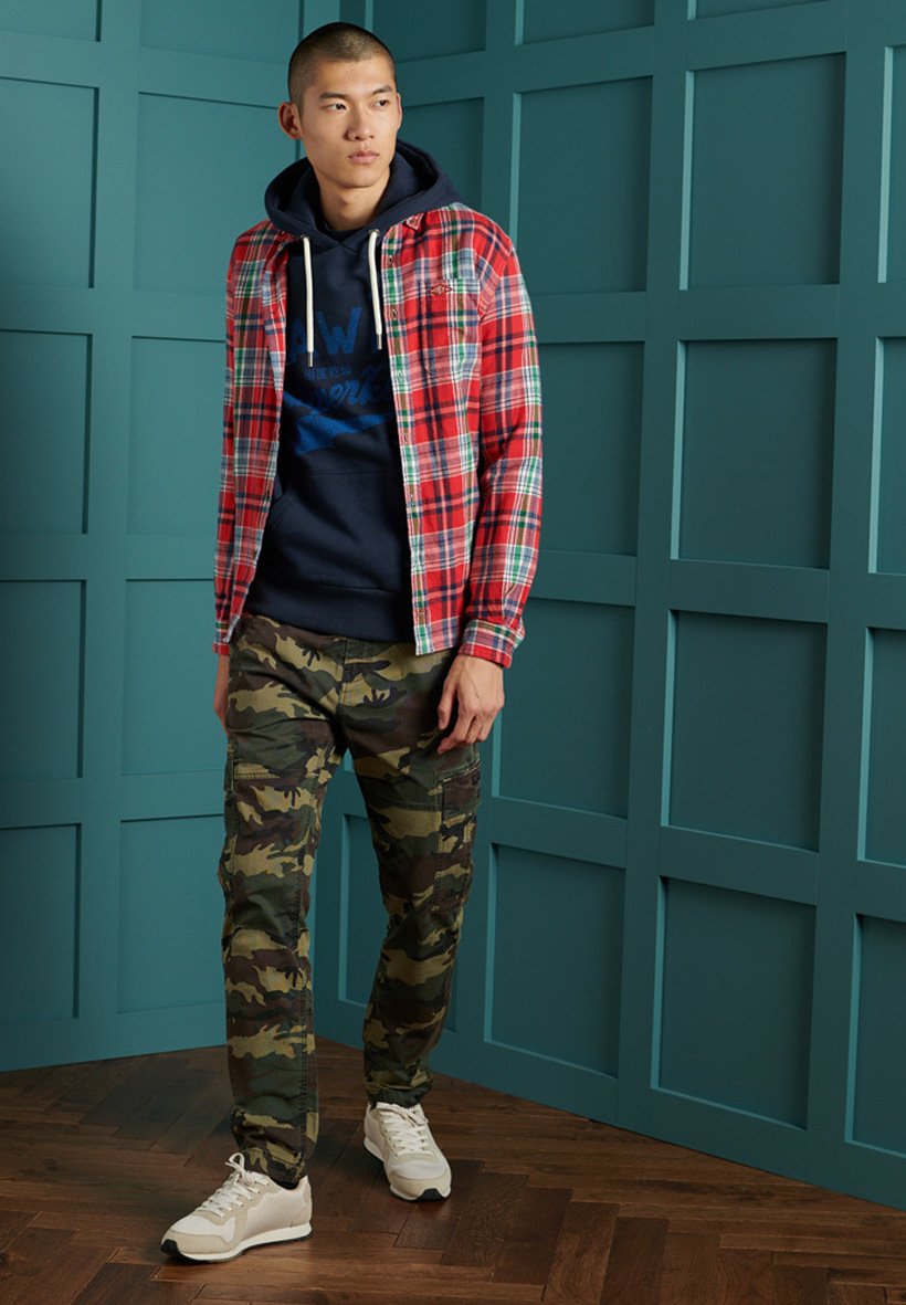 Superdry HERITAGE - Shirt - rasp red 