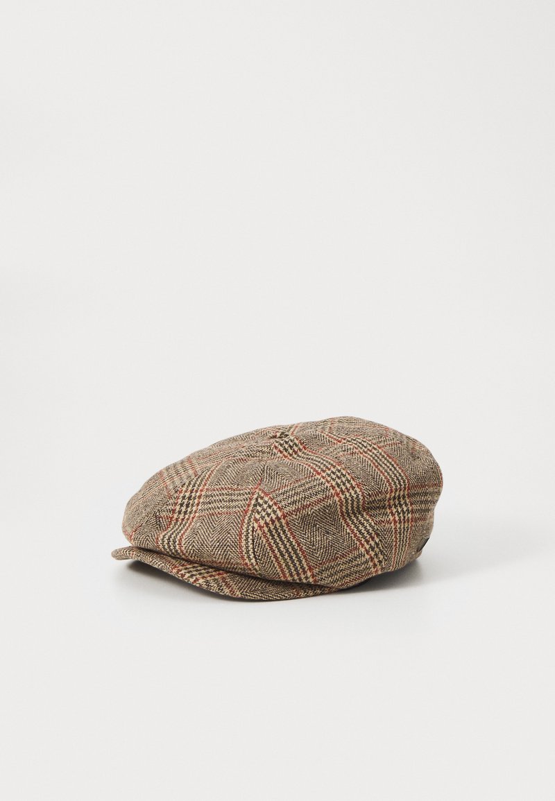 Brixton BROOD SNAP UNISEX - Kootud müts - light brown/cranberry