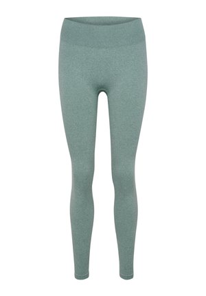 YOGA SEAMLESS - Leggings - chinois green melange