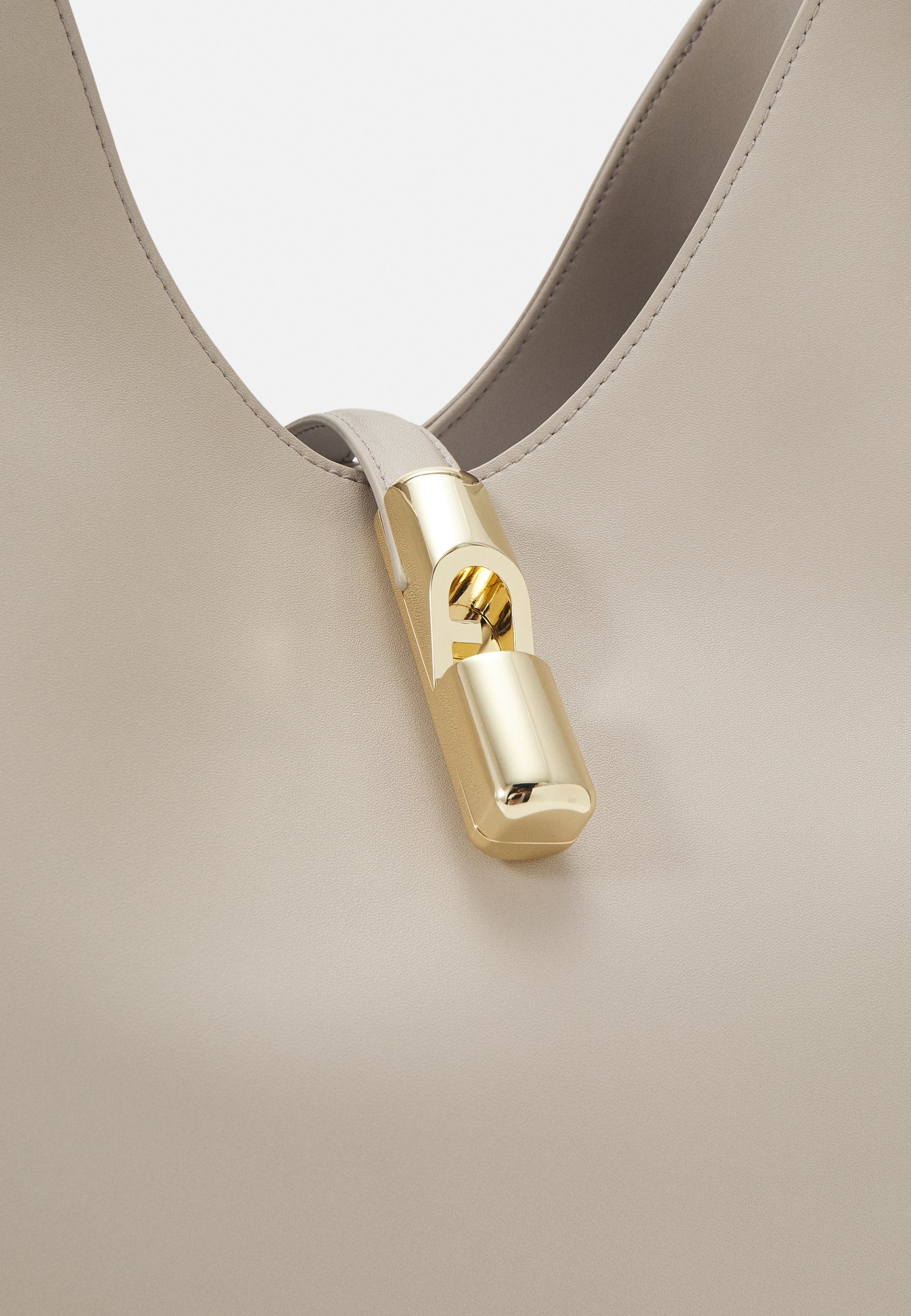 Furla GOCCIA HOBO - Handbag - vaniglia/light grey - Zalando