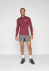 Adidas Terrex TERREX MULTI TRAIL RUNNING SHORTS - Pantalón corto de deporte - charcoal