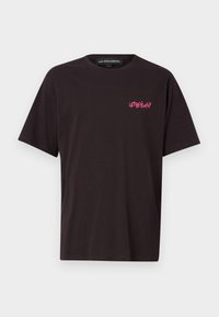 SHORT SLEEVE TEE - Triko s potiskem - noir