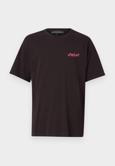 Les Benjamins SHORT SLEEVE TEE - Print T-shirt - noir