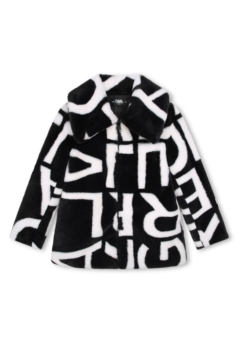 KARL LAGERFELD KIDS Winterjas zwart KARL LAGERFELD KIDS Winterjas zwart