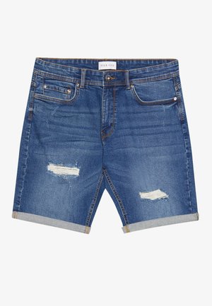 Pier One Farmer rövidnadrágok - dark blue denim