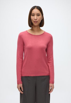 KNIT BASIC CREW NECK - Πουλόβερ - cozy pink