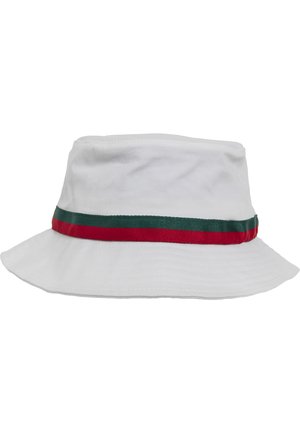 BUCKET - Hat - white/firered/green