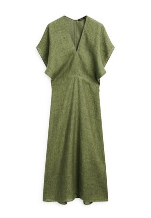 Massimo Dutti Vestito casual - mottled dark green